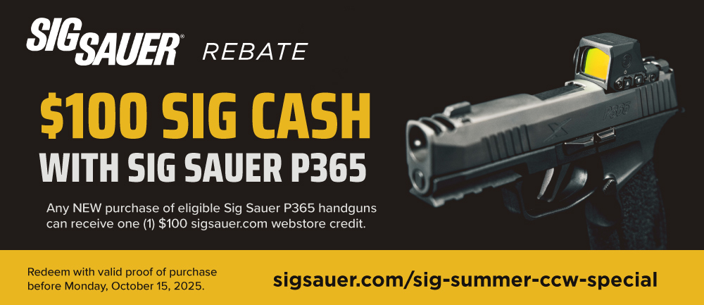 Sig CCW Rebate Promo